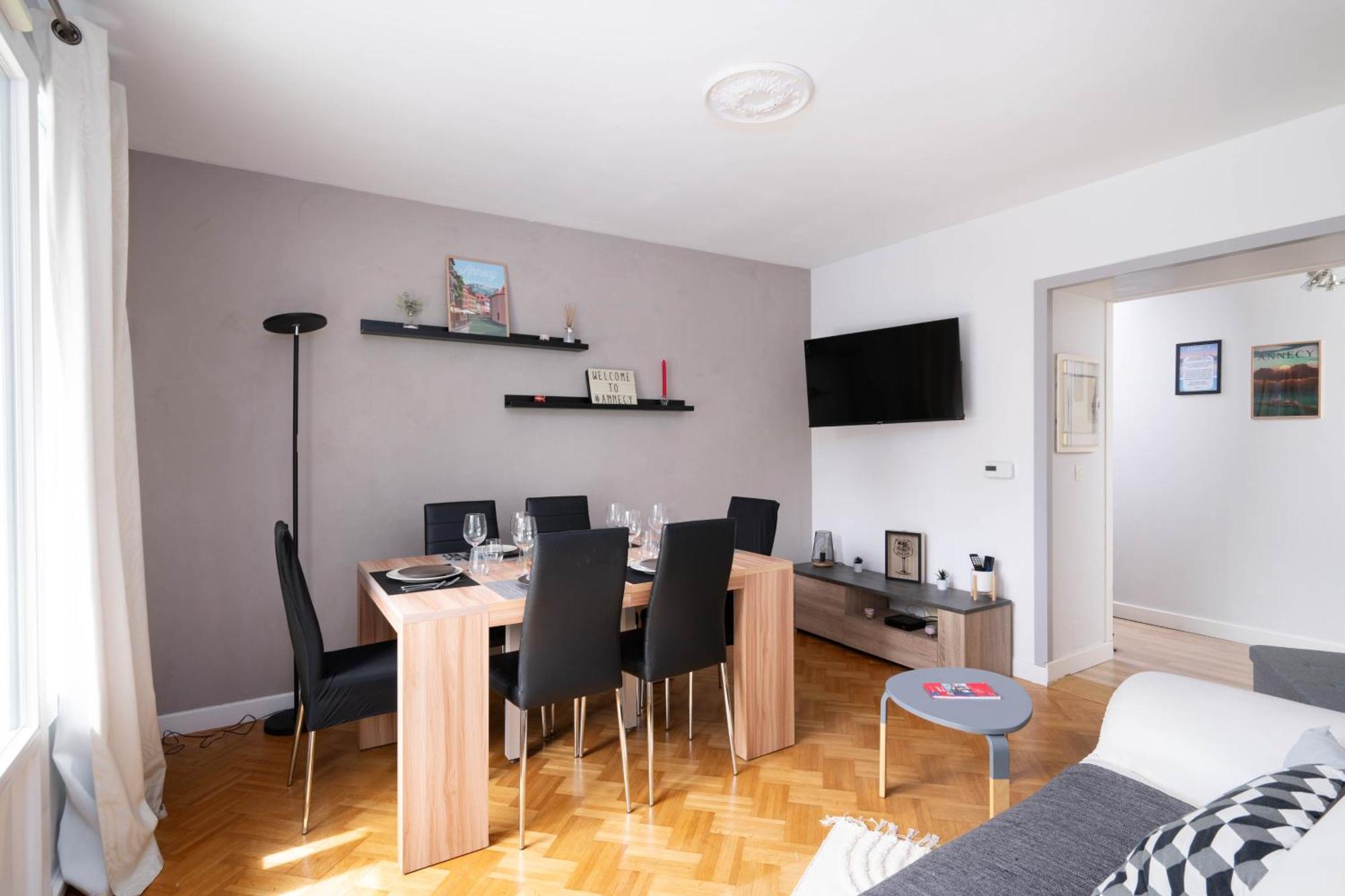 Appartement Cosy 6 Pers Pres Du Lac Avec Garage آنسي المظهر الخارجي الصورة